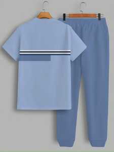 Conjunto Deportivo de Verano para Hombre de Alta Calidad Premium, Transpirable, con Patrón Sólido, Informal, para Entrenamiento - Product Image 2