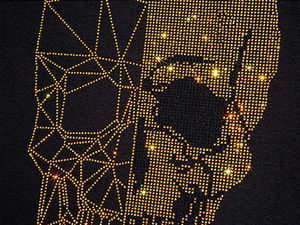 Nouveaux T-shirts en coton 100% avec strass pour hommes, fabriqués sur mesure, écologiques, respirants, style tendance, haute qualité, vêtements pour adultes - Product Image 3