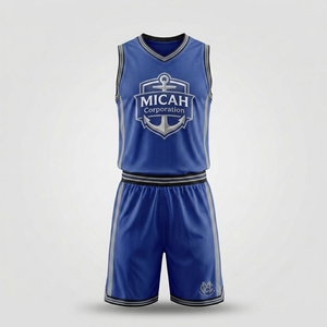 Uniforme de Baloncesto Profesional Marca Micah Corp 2026 - Totalmente Personalizable con Impresión por Transferencia de Calor, 100% Poliéster Transpirable - Product Image 1