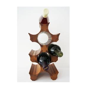 Antique Wooden <b>Wine</b> <b>Rack</b> With Rustic Finish Designed <b>For</b> <b>Kitchen</b> Dining Room And Classic Home Bar Storage - Product Image 1