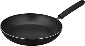 Poêle à frire en fonte antiadhésive avec manche en bois, compatible induction, ustensile de cuisine - Product Image 3