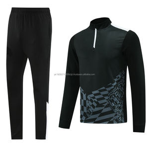 Chándal de entrenamiento personalizado, ropa deportiva en blanco de dos piezas, chándal, ropa deportiva, conjunto de chándales para correr para hombre - Product Image 3
