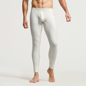 New High Quality Men's Winter Warm Breathable Thick Long <b>Tube</b> Pants Underwear Skin Friendly Comfortable Viscose Thermal Long - Product Image 2