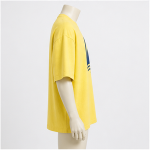 T-shirt en coton 100% à épaules tombantes, coupe oversize streetwear, illustration Golden Sprig, séchage rapide, tissu tricoté 220g pour une qualité supérieure - Product Image 2