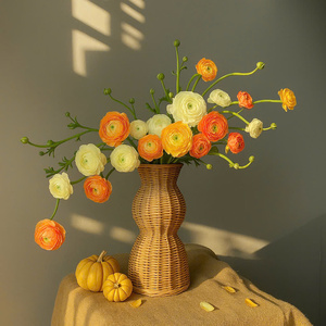 LTL Handicraft Vietnam - Jarrón Decorativo Ecológico de Ratán Natural Hecho a Mano, Estilo Art Déco, para Arreglos Florales, Hogar, Hotel, Congrats - Product Image 6