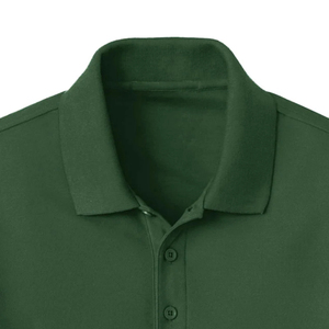 เสื้อกอล์ฟผู้ชายสีเขียวล้วน ยี่ห้อ Magnifico Merchants ขายดี พิมพ์ลายด้านหน้า แขนสั้น ทรงปกติ ระบายอากาศได้ดี แห้งเร็ว - Product Image 2