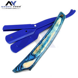 Maquinilla de Afeitar Profesional Recta para Hombre, Doble Filo, Cuchilla Única, Calidad de Barbero, para Aseo Facial, Corporal y de Bikini, Depilación Suave - Product Image 6