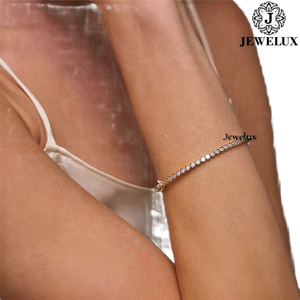 Bracelet tennis en diamant de haute qualité pour femmes avec des pierres élégantes et brillantes à prix d'exportation - Product Image 3