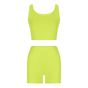 ชุดออกกำลังกายโยคะวิ่งสำหรับผู้หญิงขายส่ง เสื้อกล้ามกระชับสัดส่วน ยืดหยุ่นสูง กางเกงเลกกิ้งยกกระชับสะโพก 7/8 รุ่นใหม่ปี 2026 สำหรับออกกำลังกายในยิม - Product Image 3