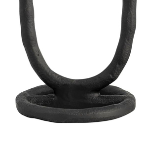 Nuevo candelabro de aluminio fundido con acabado negro mate para decoración del hogar, hecho a mano y personalizado. - Product Image 5