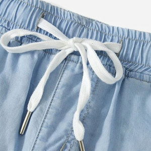 Women's Spandex/Polyester Oxford Shorts <b>Elastic</b> <b>Waist</b> Mid Rise Regular Fit Casual Breathable Quick Dry Eco-Friendly Pockets - Product Image 6
