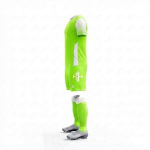 Nuevo Conjunto de Uniforme de Fútbol Verde con Logotipo Blanco para Hombre, Corte Regular, Cierre de Pullover, Manga Corta, Estampado Sublimado RIVIAN ATLANTIC - Product Image 5