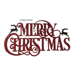 Diseño nórdico perfecto para interiores rústicos del hogar, arte de pared navideño de metal inspirado en la naturaleza con sublimación en blanco. - Product Image 4