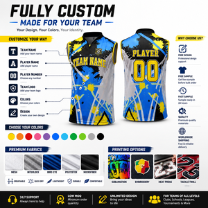 Camiseta de Baloncesto Personalizada sin Mangas, Uniforme de Equipo Sublimado OEM, Impresión Frontal, Antibacteriana, de Secado Rápido y Transpirable, para Club o Escuela - Product Image 3