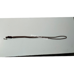 Cordón táctico de hombro de seda y algodón de primera calidad, color granate, hecho a medida con material personalizable - Product Image 4