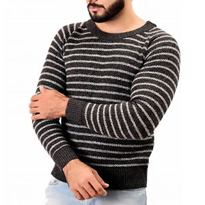 Sweat-shirt à col rond épais pour homme, personnalisable avec logo, coupe décontractée, respirant - Product Image 2