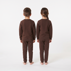 Conjunto Deportivo de Algodón para Niños 2026, Sudadera de Cuello Redondo, Pantalones Deportivos, Logotipo Personalizado, Cómodo - Product Image 6