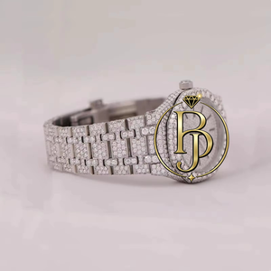 Briva Womens Diamond Stainless Steel Wristwatch Purple Dial Quartz Analog Movement Day/Date Display Water Resistant 10 <b>Bar</b> - Product Image 5