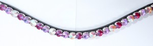 Promotion : Serre-tête en cristal de haute qualité pour cheval, 10 mm, Rivoli Bling, accessoires de bridon, équipement équestre en cuir personnalisé, prix d'usine - Product Image 3