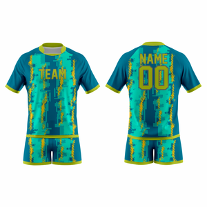 Ensemble de maillots de basket-ball unisexes personnalisés à prix d'usine, grande taille, manches courtes, impression par sublimation, uniforme d'entraînement d'équipe - Product Image 4