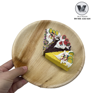 Bols en Areca biodégradables à 100 %, compatibles micro-ondes, vaisselle écologique jetable, aspect bois, pour la restauration et les plats à emporter - Vente Flash - Product Image 6