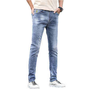 Stylish Slim Fit Denim <b>Pants</b> for Men Featuring Comfortable Stretch Trendy Design Perfect Breathable Denim <b>Pants</b> - Product Image 6