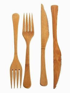 Premium Eco-Friendly Wooden <b>Knife</b> for Kitchen, Picnic, Party & Disposable Catering Use - Product Image 5