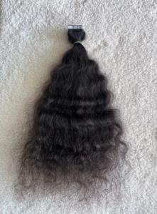 ผมต่อแบบเทปอิน เกรดเรมี่ ผมแท้จากอินเดีย สีธรรมชาติ หนา 100 กรัม แบบตรงสลวยเป็นลอนเล็กน้อย  คุณภาพสูง - Product Image 2