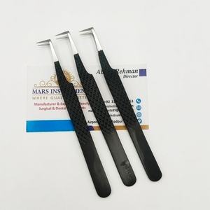 Pinzas Profesionales de Color Negro de 90 Grados, Nueva Tendencia para Extensiones de Pestañas - Product Image 2