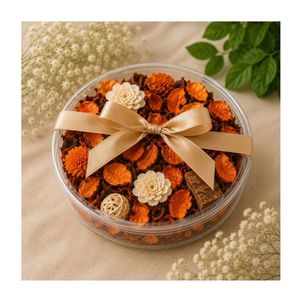 Natural Orange Potpourri Dried Flower Home Fragrance Decorative Bowl Filler - Product Image 1