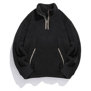 Sweat-shirt en coton de qualité supérieure pour homme, logo personnalisé, sweat à capuche zippé décontracté, streetwear confortable, pull pour tous les jours - Product Image 1