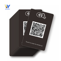 Tarjeta NFC programable para reseñas de Google sin contacto, impresión de tarjetas NFC de 13.56MHz, tarjeta NFC RFID de Google, tarjeta social para reseñas de Google