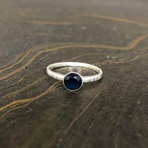 <b>Dainty</b> 1.4 Grams Moissanite Sapphire <b>Ring</b> - Product Image 1