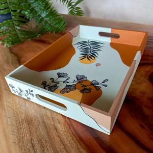 Ensemble de vaisselle de luxe Complement 49, plateau de service imprimé en MDF, RR ENTERPRISES Inde - Product Image 2