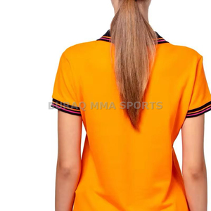 Polo de mujer de manga corta de secado rápido, informal, con cuello de punto, corte regular - Product Image 5