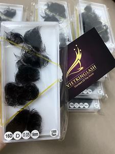 Pestañas de Volumen Ruso Pre-fabricadas Ultra Speed 3D 6D 10D 20D Super Fans Point Base, 8-25MM, Efecto Wispy - Product Image 4