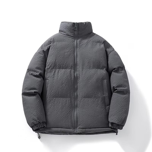 Veste d'hiver décontractée pour homme, 100% duvet, écologique, séchage rapide, respirante, épaisse, fermeture éclair, haute qualité, personnalisable, vente en gros - Product Image 4