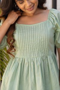 LEMON GREEN COTTON <b>TOP</b> WOMEN - Product Image 4