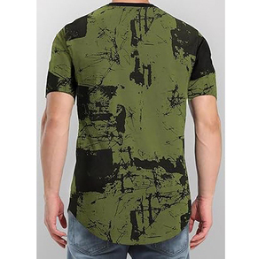 Camiseta Urbana Transpirable Sublimada con Diseño Gráfico Mixto para Marca de Ropa Urbana Americana de Moda 2026 - Product Image 3