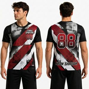 T-shirts pour hommes gris à rayures délavées, polyester, confortables, séchage rapide, toucher doux, manches courtes, vente en gros - Product Image 3
