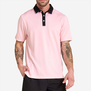 Polo de golf para hombre con paneles de malla, transpirable y fresco, ideal para condiciones calurosas y húmedas. - Product Image 2