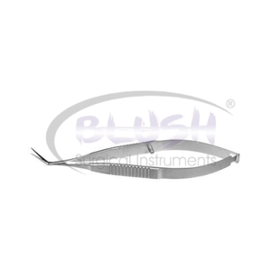 Anterior Capsulotomy Scissors Angled Ophthalmic Cataract Surgery Instrument Capsulorhexis Micro Scissors Tool By <b>Blush</b> Surgical - Product Image 3