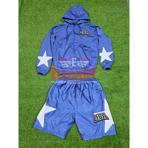 Regular Fit Nylon Shorts set tracksuits <b>for</b> <b>men</b> Summer Streetwear 2-Piece Nylon <b>jacket</b> shorts Set windbreaker tracksuits <b>for</b> <b>men</b> - Product Image 3