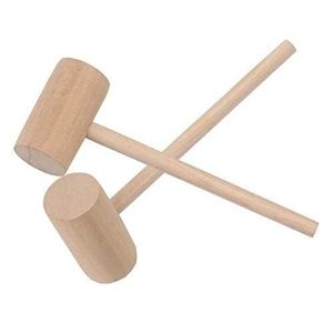 Grand marteau en bois de 400 grammes pour atelier, débosselage, menuiserie, bijouterie, camping, sculpture sur cuir - Product Image 3