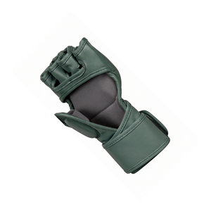 Askar Wear Ind. Gants de MMA demi-doigts en cuir PU avec support de poignet Velcro pour l'entraînement aux arts martiaux - Product Image 2