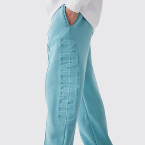 Pantalon de jogging décontracté pour homme, coupe droite, avec revers côtelés, taille mi-haute réglable, en toile légère, respirant et à séchage rapide, pour le quotidien - Product Image 4