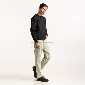 Nardon Apparel Homme 100% coton épais French Terry Plain Crewneck Luxe Qualité Surdimensionné Épaule tombante Designer Personnalisé - Product Image 2