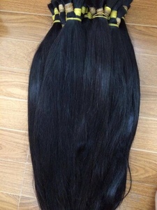 100% Extensions de cheveux humains vierges doux naturel vietnamien droite dentelle avant Remy cheveux Yaki Style vente en vrac exportation haut de gamme - Product Image 3