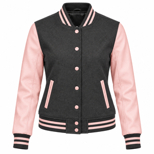 Durable Women Varsity <b>Jacket</b> Hot Selling Anti Wrinkle Breathable Top Trending Women Varsity <b>Jacket</b> with <b>Light</b> <b>Weight</b> - Product Image 5