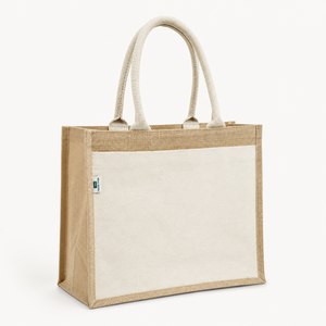 กระเป๋าผ้าแคนวาสปอกระดับพรีเมียมพร้อมโลโก้สั่งทำ ขนาด 36x31x19 ซม. แบบมีฐานเสริม สำหรับใช้เป็นถุงช้อปปิ้ง ถุงโปรโมชั่น ขายส่ง รับผลิตแบบ OEM ODM - Product Image 3